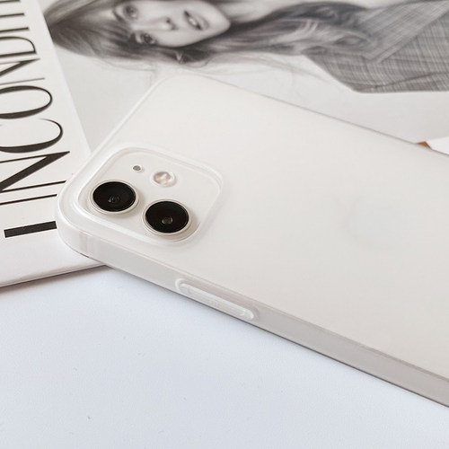适用苹果13/12/11/Pro/Max/XS/XR透明磨砂白iPhone14手机壳15Plus软硅胶套mini全包16pro简约17Air - 图1