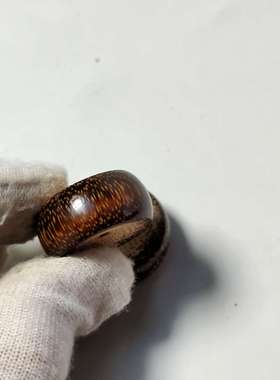 天然棕竹珠子散珠配饰手工diy手链项链串珠材料配件平安扣