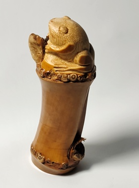 精品竹鞭竹雕异形竹精工打磨竹根雕刻把玩富甲一方文玩印章料