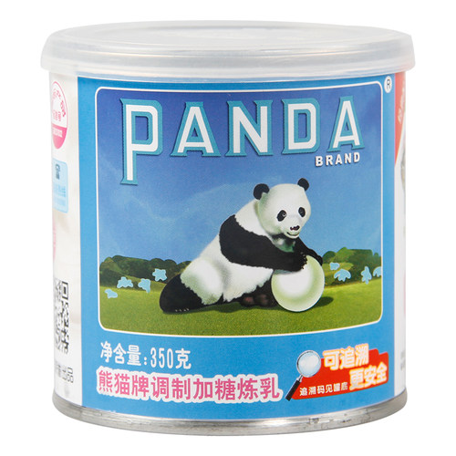 小熊猫炼乳350g 调制甜炼乳烘焙甜品蛋挞面包酱奶茶原料 熊猫炼乳 - 图3