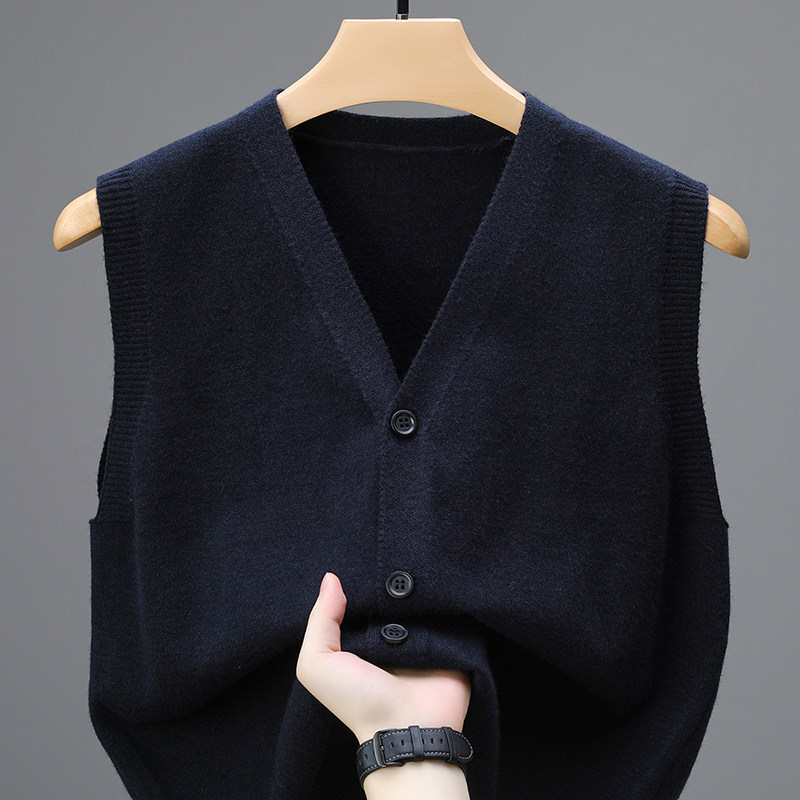 恒源祥春秋季背心男士中老年羊毛开衫坎肩无袖外穿马甲针织衫毛衣,淘宝优惠券,粉丝福利购,淘宝优惠卷