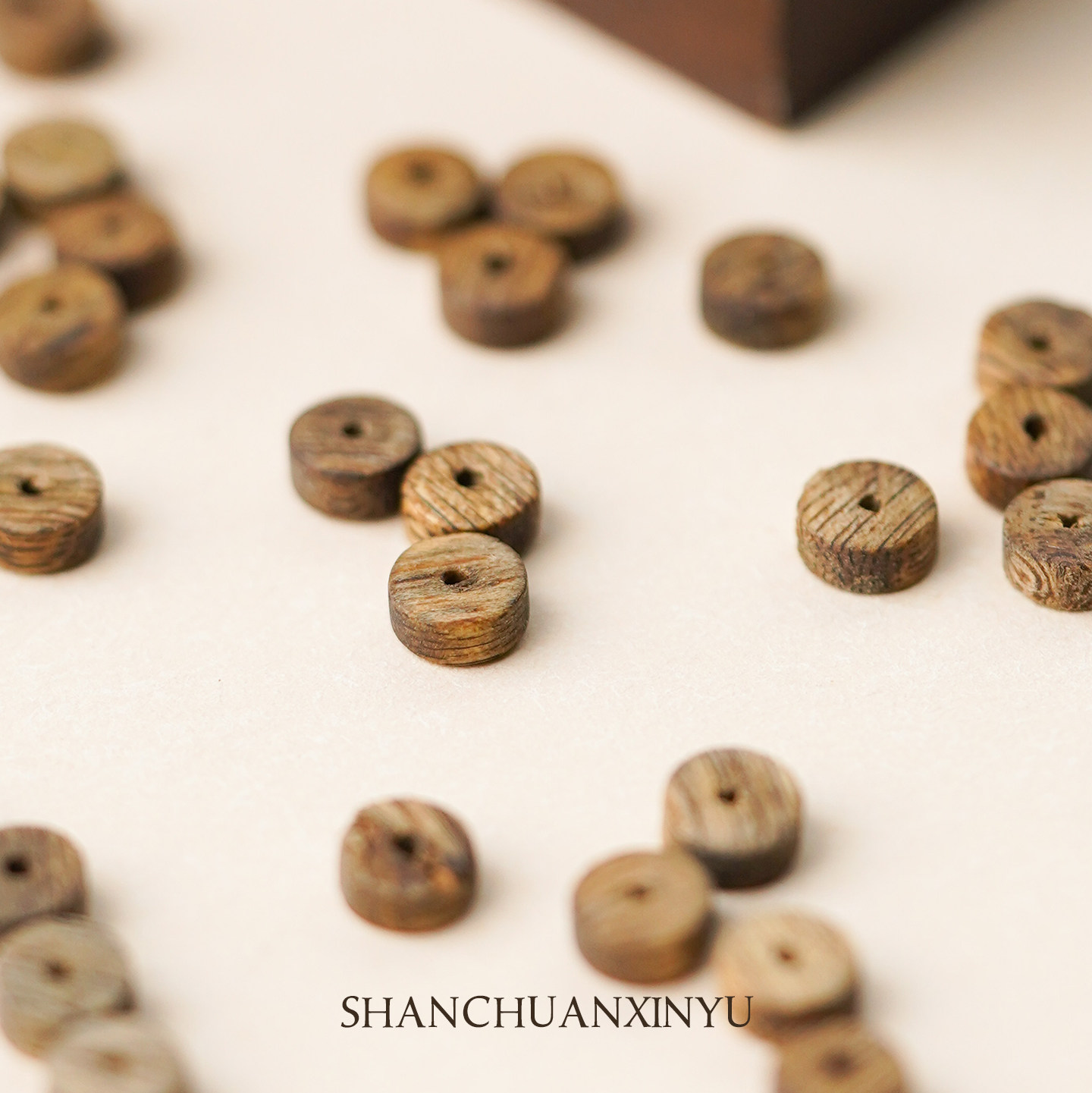 沉香随形手串隔片沉水级天然直切药片檀木手链DIY情绪稳定文玩珠,淘宝优惠券,粉丝福利购,淘宝优惠卷