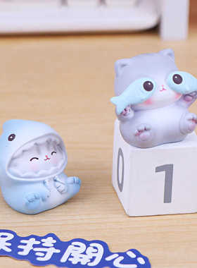 布丁喵桌面装饰品摆件汽车创意
