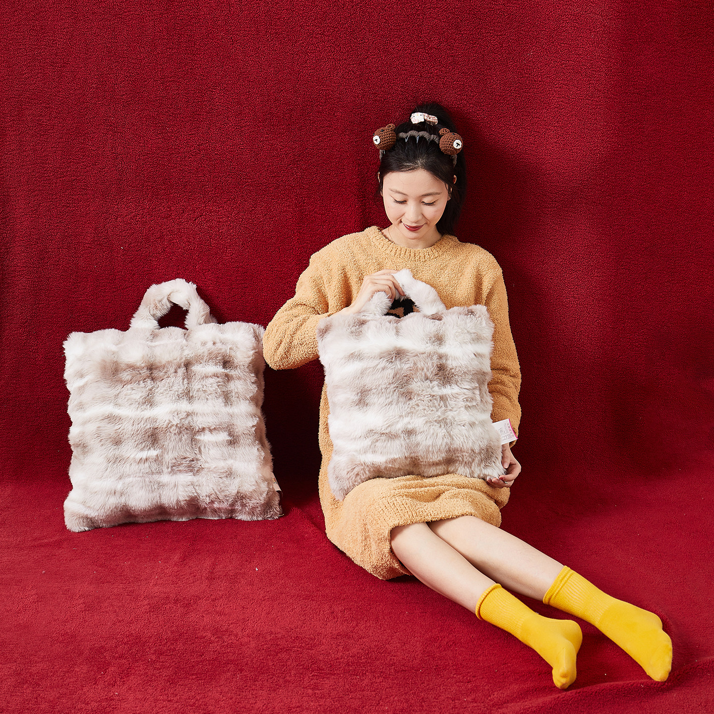 两用抱枕被靠垫枕头被午休汽车沙发办公室午睡加厚卡通手提学生被,淘宝优惠券,粉丝福利购,淘宝优惠卷