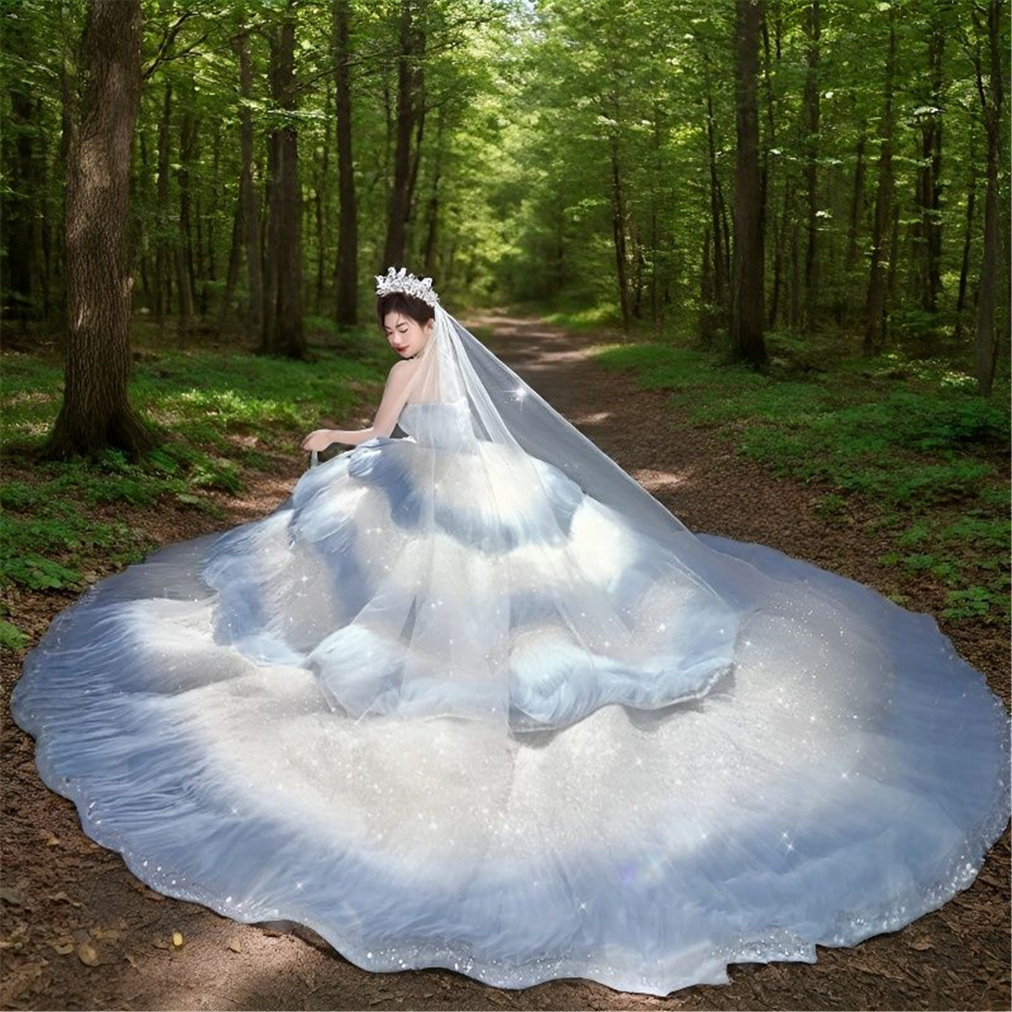 影楼主题婚纱新款蓬蓬个性少女旅拍服简约时尚室内照高级摄影服装,淘宝优惠券,粉丝福利购,淘宝优惠卷