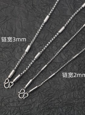 不锈钢一尊一挂男女项链方珍珠关