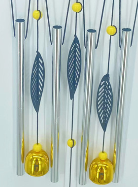 中古风户外庭院金属铝管风铃挂饰