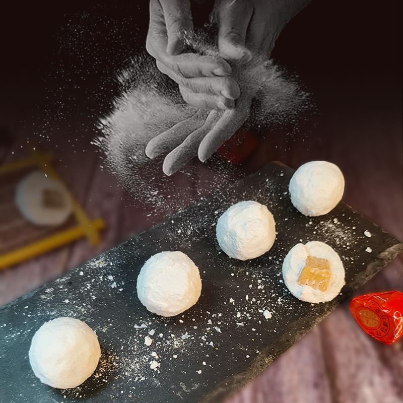 Tianjin specialty old town calcium milk glutinous rice balls