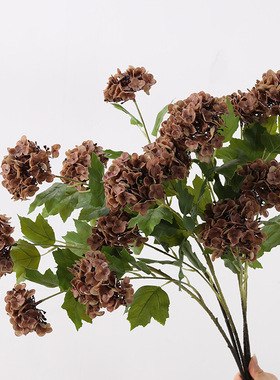 仿真花 雪球绣球 手感保湿家居客厅餐桌软装工程婚庆摆件布景