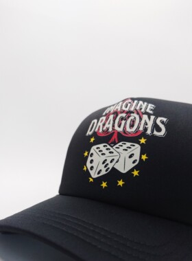 Imagine Dragons truckhat 摇滚梦龙乐队演唱会周边货车帽卡车帽