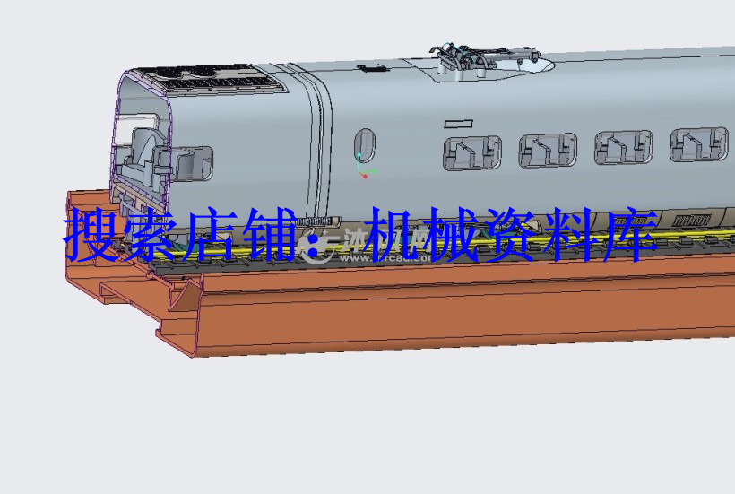 复兴号cr400af智能动车组3D图纸档step格式模型【5】 - 图2