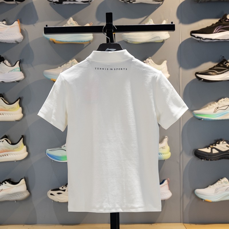 李宁短袖POLO女子2025夏季新品运动潮流系贴身型翻领T恤APLV306,淘宝优惠券,粉丝福利购,淘宝优惠卷