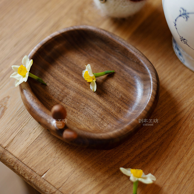 菇菇盘/创木工坊茶几小玩意玄关桌面收纳可爱实木日系原创意礼物,淘宝优惠券,粉丝福利购,淘宝优惠卷