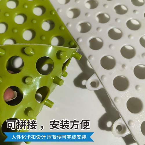 兔子脚垫防啃咬漏粪垫脚垫兔兔脚垫板兔笼垫薄膜垫大号可拼接防咬 - 图2