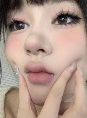 蓬松毛绒双尖免胶假睫毛