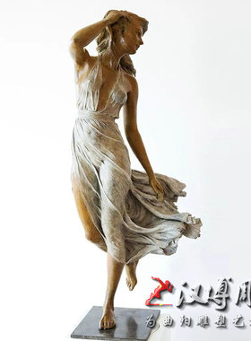 玻璃钢景观美女人物雕塑可定制