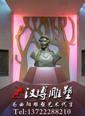 玻璃钢焦裕禄校园文化风仿铜定制