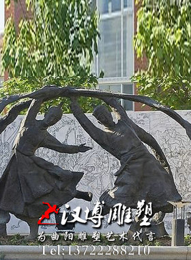 民俗户外园林景观人物雕塑定制