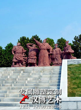 玻璃钢农耕户外雕塑