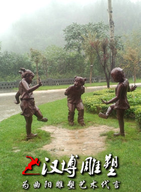 校园小孩树脂玻璃钢人物雕塑