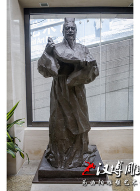 古代名人伟人公园小区雕像装饰品