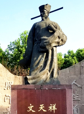 玻璃钢大将军定制园林景观仿铜