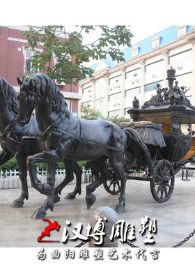 玻璃钢雕塑欧式风动物商业街仿铜