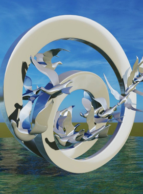 精雕宴不锈钢景观装饰