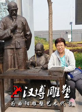 玻璃钢民俗户外园林景观人物雕塑