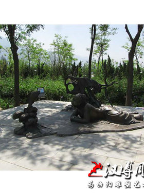 古代户外公园景观大型人物雕塑