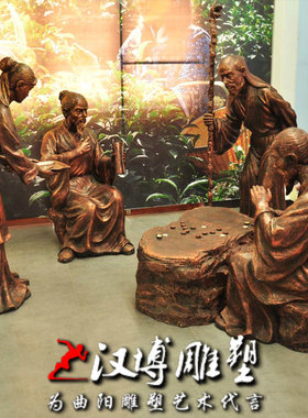 雕像情景树脂仿铜