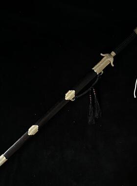 【环首双手剑】黑檀木黄铜装百炼钢硬剑练习双手剑清剑 未开刃