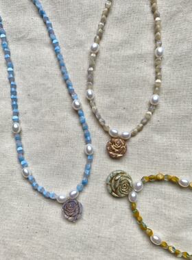 原创设计项链琉璃复古不撞款