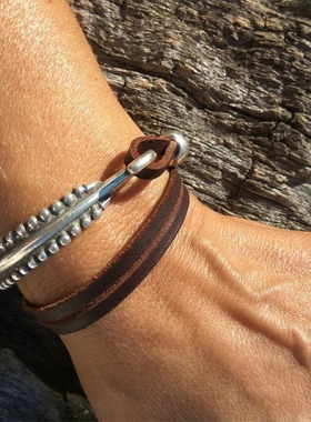 鱿鱼须波西米亚复古vtg手环手镯