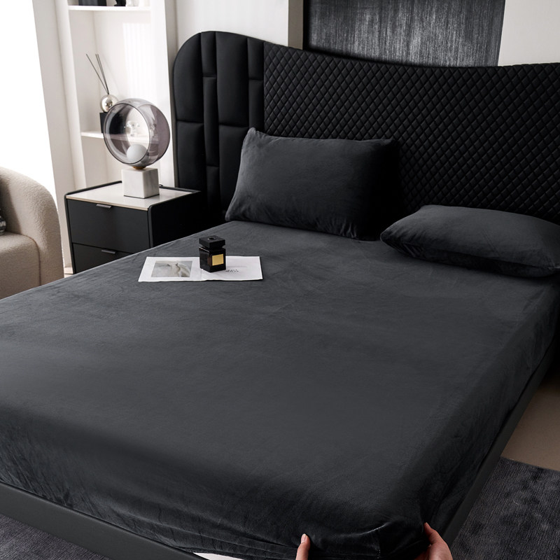 牛奶绒床笠加绒床垫套保护罩床罩防滑床单珊瑚绒防尘罩保暖全包冬,淘宝优惠券,粉丝福利购,淘宝优惠卷