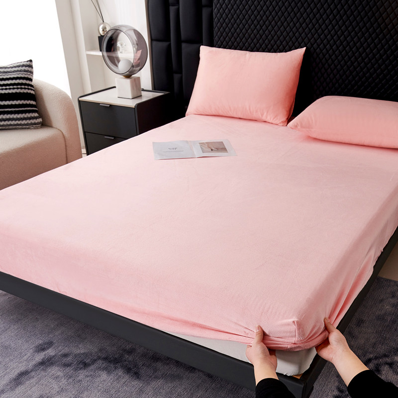 牛奶绒床笠加绒床垫套保护罩床罩防滑床单珊瑚绒防尘罩保暖全包冬,淘宝优惠券,粉丝福利购,淘宝优惠卷