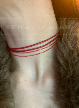 氛围至上 细闪系列choker颈链女辣妹绕脖颈带日常百搭项圈2026潮