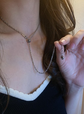 可抽拉项链性感颈链choker项链