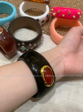 个性彩色手镯合集！y2k鬼马少女手镯夸张臂环辣妹手饰品甜酷风潮