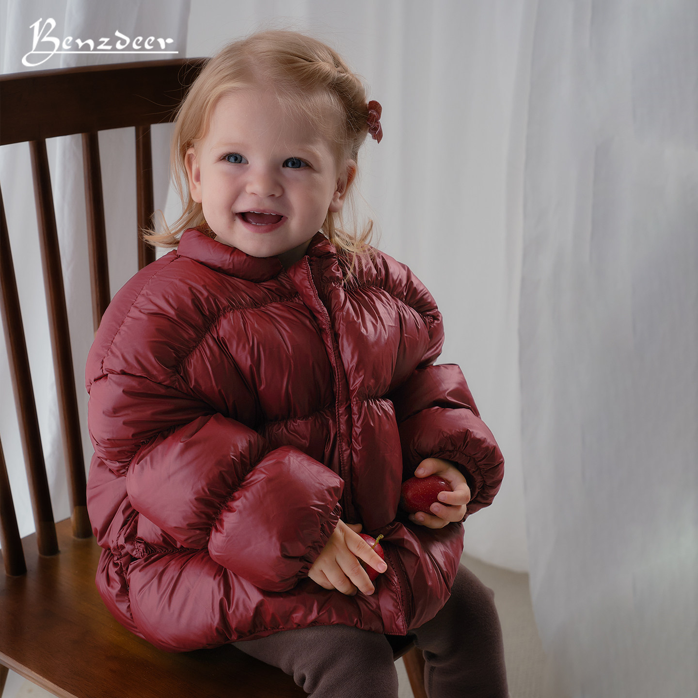 宝宝新年衣服冬季女童红色过年酒红色婴童儿童外套男童加厚羽绒服,淘宝优惠券,粉丝福利购,淘宝优惠卷