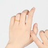Pelikan Solid Solid Gold Bead Ring Versatile Style