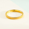 Pelikan Solid Solid Gold Bead Ring Versatile Style