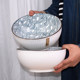 Ceramic Japanese soup bowl damage compensation