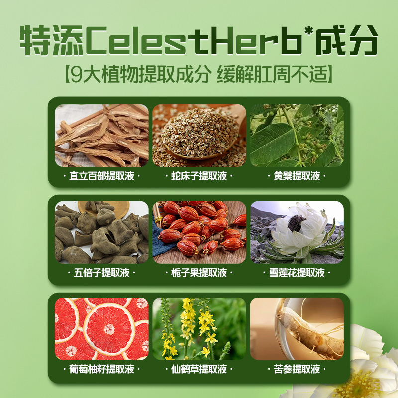 妇炎洁湿厕纸痔疮减缓摩擦刺痛清洁杀菌私处湿巾80抽轻柔清洁养护
