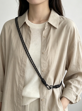手工编织伞绳男女包包斜挎替换带120cm斜挎手机绳防丢绳彩色双扣