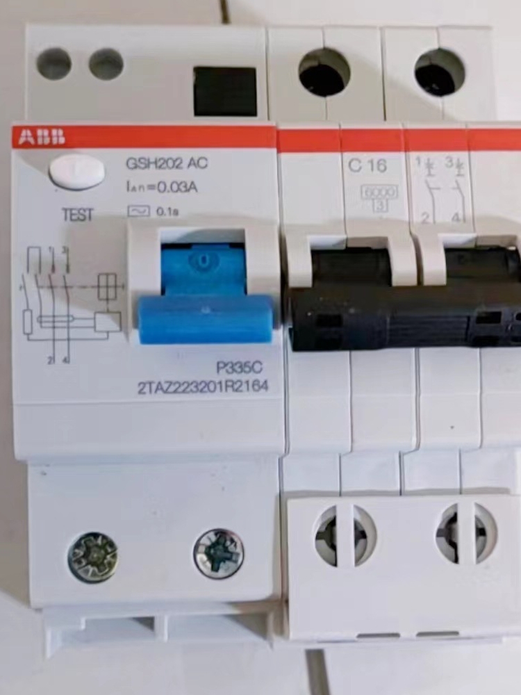 ABB 漏电断路器总闸开关 GSH201 /202 / 203/204ABB漏电保护器 - 图0