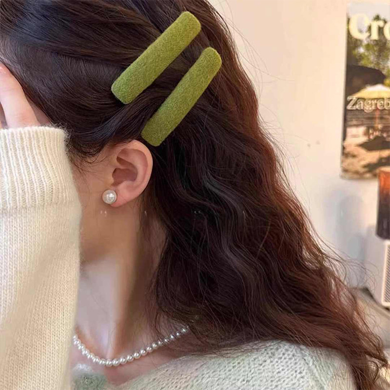 韩国新色 纯色长方形BB夹碎发刘海夹 文艺清新彩色布艺发夹边夹女,淘宝优惠券,粉丝福利购,淘宝优惠卷