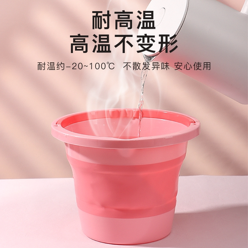 三丽鸥可折叠泡脚桶学生儿童专用泡脚桶过小腿女士养生家用洗脚盆 - 图2
