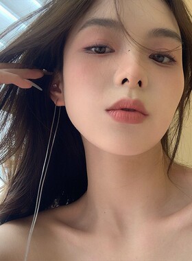 925通体纯银长款流苏耳线