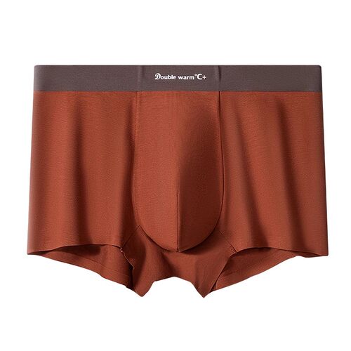 美宅莫代尔高级男士内裤无痕中腰2026新款透气平角短裤舒适吸汗 - 图3